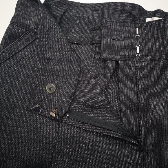 Betty Rubin Ladies Black w/ Tiny Silver Fleck Straight Leg Dress Pants - Picture 5 of 9